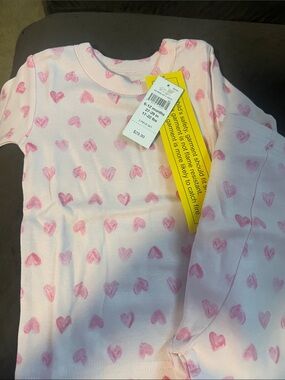 GAP Pink Heart Kids Pajama Set